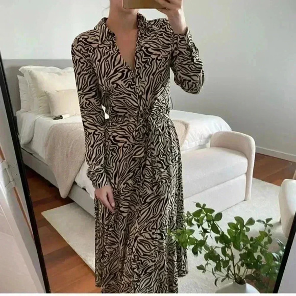 Zara zebra print maxi dress - Picture 12 of 15